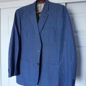 Nat Nast - Blue Textured Sport Coat - Large/46R